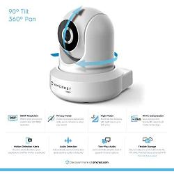 Amcrest 1080P WiFi Security Camera 2MP Indoor Pan/Tilt Wireless IP Camera, IP2M-841W (White)