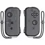 KDD Joy-Pad Controller Compatible with Nintendo Switch Joy Controllers Wireless Replacement Buit-in Wake up Fuction for Switch (L/R) Black