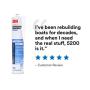3M Marine Adhesive Sealant 5200 – For Boats and RVs – White – 1/10 Gallon Cartridge