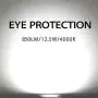6'' Ultra-Thin Led Recessed Lights 4000K Daylight Dimmable Ceiling Light Downlight with Junction Box 12.5W 850 lm ETL and Energy Star Certified 12 Pack