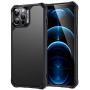 ESR Air Armor Series Case Compatible with iPhone 12 Pro Max 6.7-Inch [Shock Absorbing and Scratch Resistant] [Military Grade Protection] [Hard Back with Flexible Frame] - Frosted Black