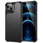 ESR Air Armor Series Case Compatible with iPhone 12 Pro Max 6.7-Inch [Shock Absorbing and Scratch Resistant] [Military Grade Protection] [Hard Back with Flexible Frame] - Frosted Black