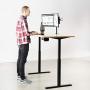 VIVO Adjustable Thin Client Mini PC Mount Bracket, CPU VESA Under Desk and Monitor Arm Computer Holder, Black, MOUNT-PC05C