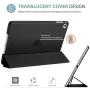 ProCase Smart Case for iPad Air 2 (2014 Release), Ultra Slim Lightweight Stand Protective Case Shell with Translucent Frosted Back Cover for Apple iPad Air 2 (A1566 A1567) -Black