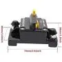 ANJOSHI 100Amp Waterproof Circuit Breaker 30A-300A Auto Car Protection Inline Fuse Stereo Switch Fuse Holders without Fuse Replacing