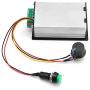 ASHATA DC PWM Motor Speed Regulator Power Controller with LED Digital Display,DC 6-60V 12V 24V 36V 48V 30A PWM DC Motor Speed Controller Start Stop Switch Easy to Use
