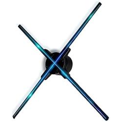 Faryuan 3D Hologram Fan Advertising Display Best for Business,Store,Shop,Holiday 51CM with Wi-Fi Hi-Resolution 1600x576 PX Holographic LED Video Projector