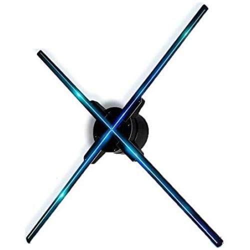 Faryuan 3D Hologram Fan Advertising Display Best for Business,Store,Shop,Holiday 51CM with Wi-Fi Hi-Resolution 1600x576 PX Holographic LED Video Projector