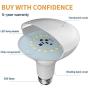 Amico 12 Pack BR30 LED Bulb 9W=65W, 5000K Daylight, 650 LM, E26 Base, Dimmable, Indoor Flood Light for Cans - UL & Energy Star