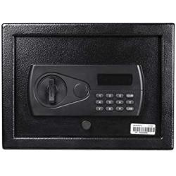 AEGIS Top Opening Security Safe Box Electronic Digital Drawer Safe with Keypad Code Lock Box Quick-Access Safes Key for Home Hotel Office Drawer Closet
