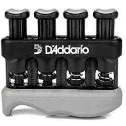 D’Addario Varigrip Hand Exerciser–Improve Dexterity and Strength in Fingers, Hands, Forearms- Adjust Tension Per Finger– Simulated Strings Help Develop Calluses- Comfortable Conditioning