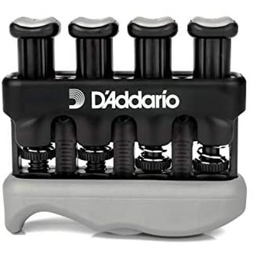 D’Addario Varigrip Hand Exerciser–Improve Dexterity and Strength in Fingers, Hands, Forearms- Adjust Tension Per Finger– Simulated Strings Help Develop Calluses- Comfortable Conditioning