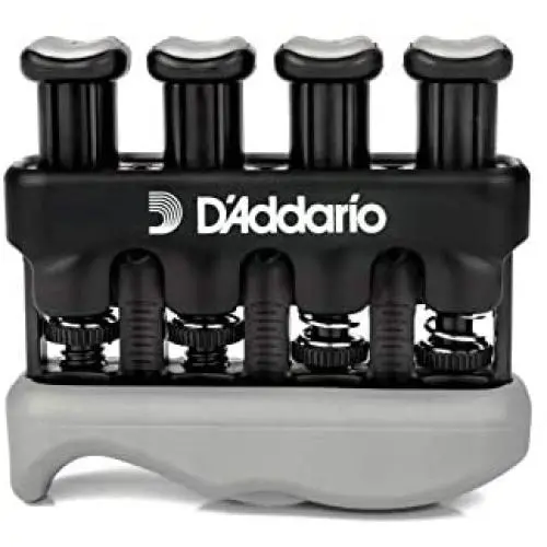 D’Addario Varigrip Hand Exerciser–Improve Dexterity and Strength in Fingers, Hands, Forearms- Adjust Tension Per Finger– Simulated Strings Help Develop Calluses- Comfortable Conditioning