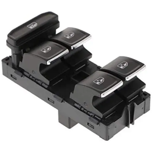 Chrome Master Window Control Switch 5G0959857C For VW Golf GTI MK7 Passat B7