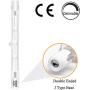 4 Pack Halogen R7S 118mm T3 300W Dimmable 4500lm J Type Linear Double Ended Floodlight Bulb 360° Beam Angle 120V R7S Base Warm White 2700K for Work, Security, Landscape Lights, Floor Lamps