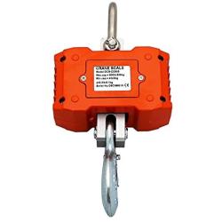 VisionTechShop Digital Crane Scale, DCS-CD 2000lb 1000 kg Heavy Duty Compact Hanging Scale LCD Display with Backight for Farm Factory