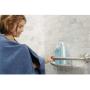 Moen LR2356DCH Home Care 16-Inch Screw-in Curved Bath Safety Grab Bar with Built-in Shelf, Chrome