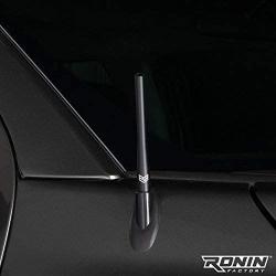 RONIN FACTORY - Chevy Silverado & GMC Sierra Denali Short Antenna 4'' Anti-Theft Design - Replacement Antenna - No Adapters Needed (M7 Thread - Check Fitment Guide Below)
