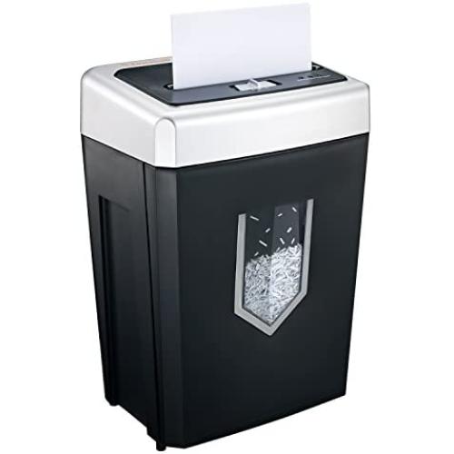 Bonsaii 14-Sheet Cross-Cut Heavy Duty Paper Shredder, 30-Minute Continuous Running Time, Credit Card/Staples Shredders for Office, Quiet Shredding Machine with Jam Proof System (C169-B)