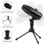 USB Plug&Play Computer Microphone, FDUCE Professional Studio PC Mic with Tripod for Gaming, Streaming, Podcast, Chatting, YouTube on Mac & Windows(Black)