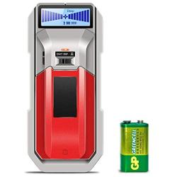 Stud Finder Wall Scanner - Electronic Stud Beam Finder Wall Detector Multi Functions Deep Scan Sensor Center Locator with LCD Display for Wood Metal Studs AC Wire Accurate Detection