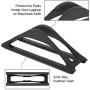 HumanCentric Vertical Laptop Stand for Desks (Matte Black) | Adjustable Holder to Dock Apple MacBook, MacBook Pro, and Other Laptops to Organize Work & Home Office