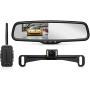 AUTO-VOX T1400 Upgrade Wireless Backup Camera Kit, Easy Installation with No Wiring, No Interference, OEM Look with IP 68 Waterproof Super Night Vision Rear View Camera