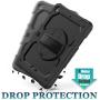 SEYMAC stock Case Compatible with iPad 8th/7th Generation 10.2 inch 2020/2019 (Black)