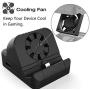 Switch Dock for Nintendo, TV Switch Docking Station Portable Switch Charging Dock for Nintendo Switch with 4K HDMI USB 3.0 Port and Cooling Fan 2021 Upgraded Version (Black)