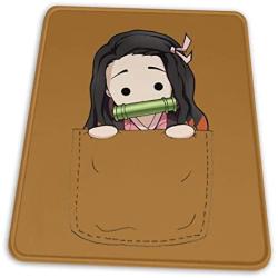 Nezuko Cute Pocket Pullover Hoodie Electronic Sports Office Gaming Learning Rubber Non-Slip Mouse PadMouse Pad Mouse Mat for Computer Desk Laptop Office Non-Slip Rubber