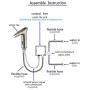 Gangang Led Automatic Touchless Sensor Waterfall Bathroom Sink Hot and Cold Faucet with Temerature Adjust Valve(waterfull A)