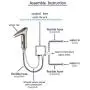 Gangang Led Automatic Touchless Sensor Waterfall Bathroom Sink Hot and Cold Faucet with Temerature Adjust Valve(waterfull A)