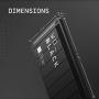 WD_Black 2TB P50 Game Drive Portable External SSD, Portable External Hard Drive Compatible with Playstation, Xbox, PC, & Mac, Up to 2,000 MB/s - WDBA3S0020BBK-WESN