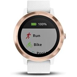 Garmin 010-01769-09 Vívoactive 3, GPS Smartwatch with Contactless Payments and Built-in Sports Apps, White/Rose Gold