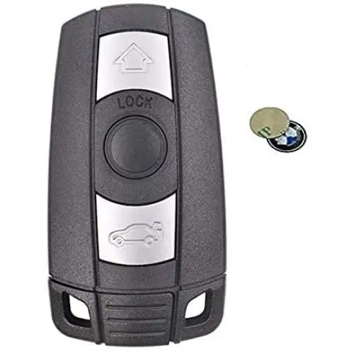 Car Key Fob Case for BMW 1 3 5 6 Series E60 E90 E91 E92 E70 E82 E88 E89 X5 X6 3 Button Remote Smart Key Shell Fob Cover