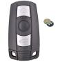 Car Key Fob Case for BMW 1 3 5 6 Series E60 E90 E91 E92 E70 E82 E88 E89 X5 X6 3 Button Remote Smart Key Shell Fob Cover