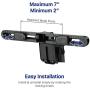 TNP Car Seat Headrest Tablet Phone Holder, Rotatable Bracket Mount with Adjustable Clamp for Apple iPad Pro Air Mini Surface Go iPhone 11 Pro Max, 11, Xs, Xs Max, X, Samsung Galaxy Note 9, S9+