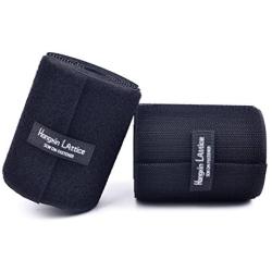10CM Wide(Approx 4'') 2 Meter Long Sew On Self Adhestive Hook and Loop Strips Set with Non-Adhesive Back Nylon Fabric Fastener Black