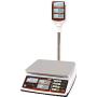VisionTechShop TVP-12P Price Computing Scale with Pole Display, Lb/Oz/Kg Switchable, 12lb Capacity, 0.002lb Readability, NTEP Legal for Trade
