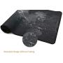 Halomy Gaming Mouse Pad - Large Desk Pad Mouse Pad with Non-Slip Natural Rubber Base, Double Weave Fabric Surface Design - Tight and Smooth, Fit Any Mouse, Keyboard and Laptop (90x40 Map)