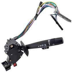 BOXI Turn Signal Switch Without Cruise Control Compatible with 2001 2002 Chevrolet Express GMC Savana 1500 2500 3500/2003-2009 Chevy GMC C4500 C5500 C6500 C7500 (Replaces 26102160 26075066 26080823)