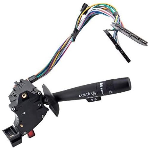 BOXI Turn Signal Switch Without Cruise Control Compatible with 2001 2002 Chevrolet Express GMC Savana 1500 2500 3500/2003-2009 Chevy GMC C4500 C5500 C6500 C7500 (Replaces 26102160 26075066 26080823)