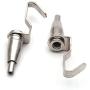 Antrader 12pcs Metal Professional Art Gallery Adjustable Display Hanger Hooks Picture Rail Hooks