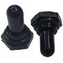 Gardner Bender GSW-20 Electrical Toggle Switch Covers, EDPM Rubber Cover, Moisture, Dust and Dirt Resistant, Pack of 2, Black