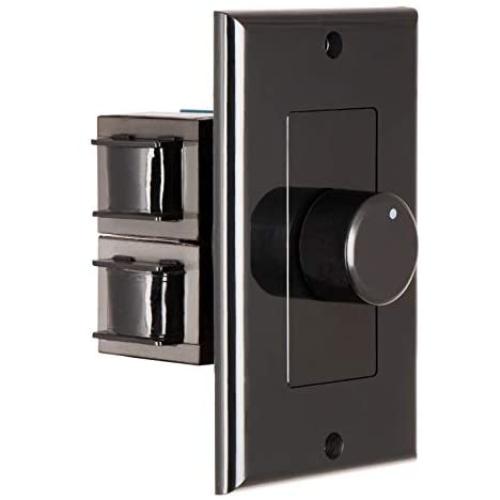 OSD Audio 300W In-Wall Home Theater Speaker Volume Control - Black Knob Style - SVC300