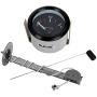 RUPSE 2'' 52mm Universal Car SUV Fuel Level Gauge Meter w/Fuel Sensor E-1/2-F Pointer 12V