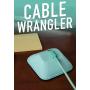 Smartish Cable Wrangler - Magnetic Cable Manager & Cord Organizer for Desk or Nightstand (Silk) - Teal Me More