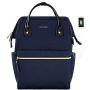 KROSER Laptop Backpack Stylish School Computer Backpack 15.6 Inch Doctor Bag with USB Port Water Repellent College Casual Daypack Travel Business Work Bag for Men/Women-Dark Blue