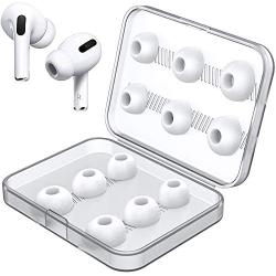 Link Dream 12 Pieces Replacement Ear Tips for AirPods Pro Silicon Ear Buds Tips with Portable Storage Box (White)