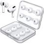 Link Dream 12 Pieces Replacement Ear Tips for AirPods Pro Silicon Ear Buds Tips with Portable Storage Box (White)
